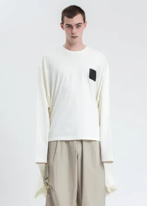 White Reversible Double T-Shirt