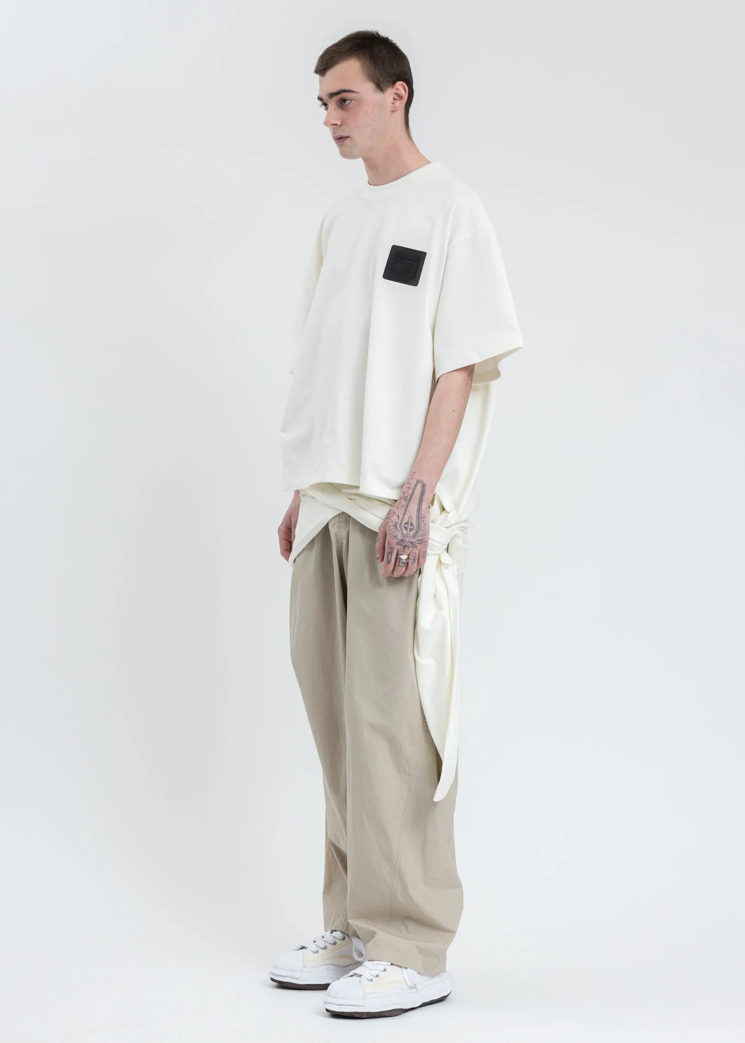 White Reversible Double T-Shirt