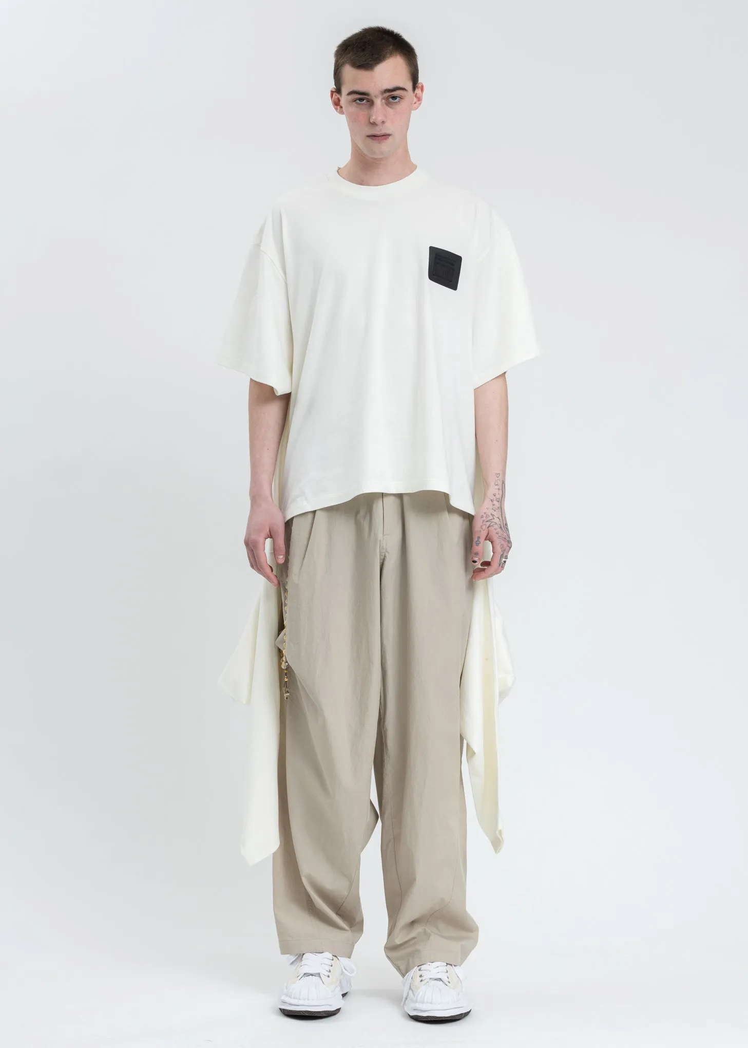 White Reversible Double T-Shirt