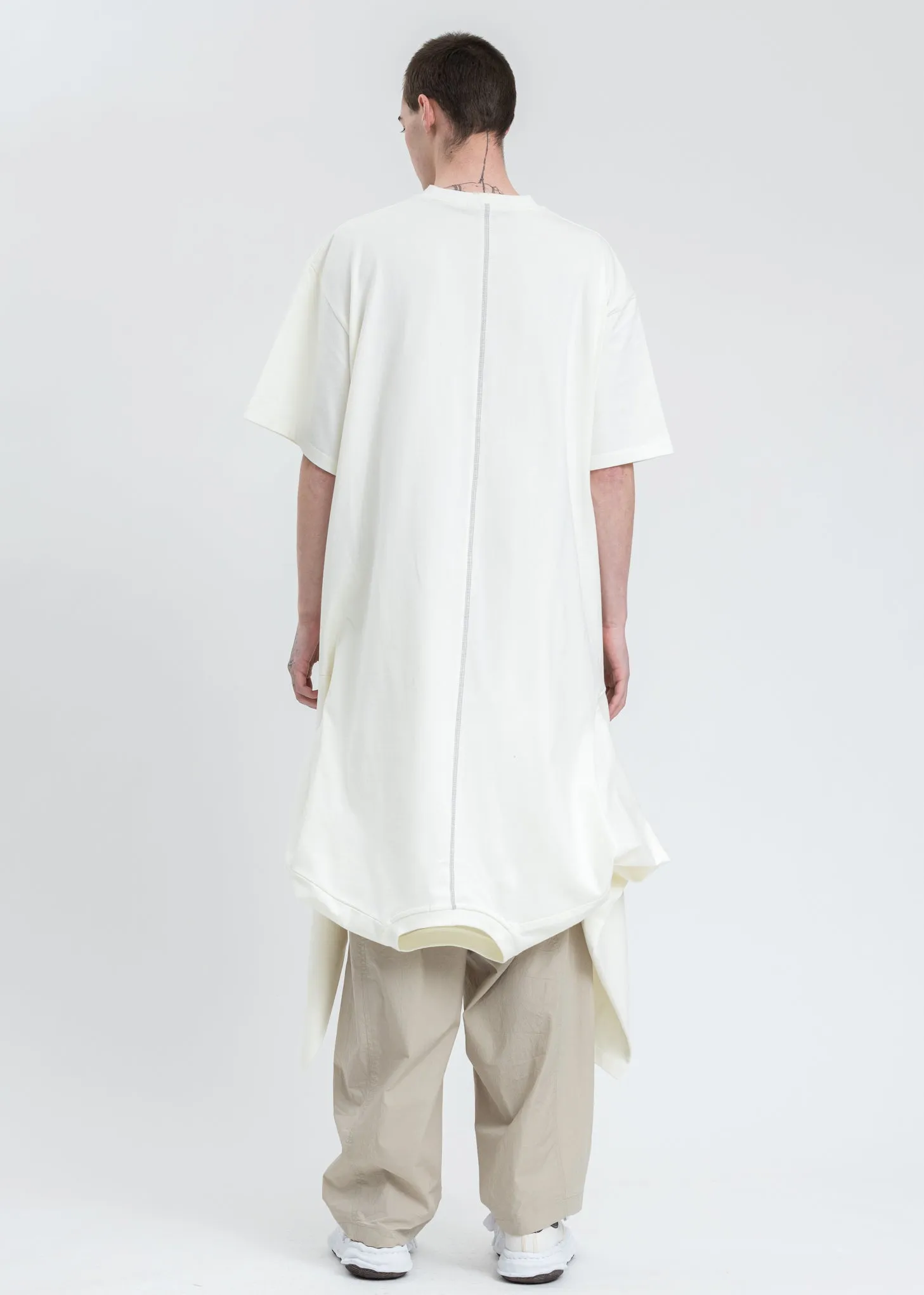 White Reversible Double T-Shirt