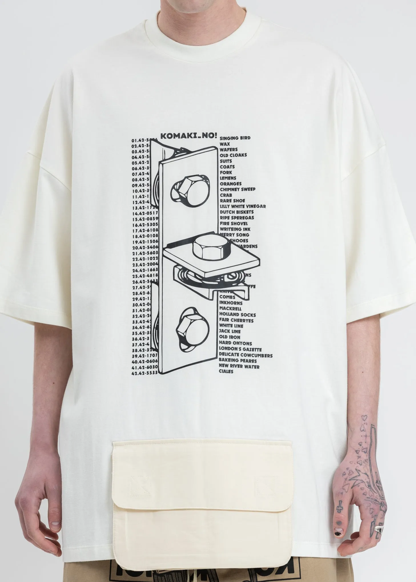 White T-Bracket T-Shirt
