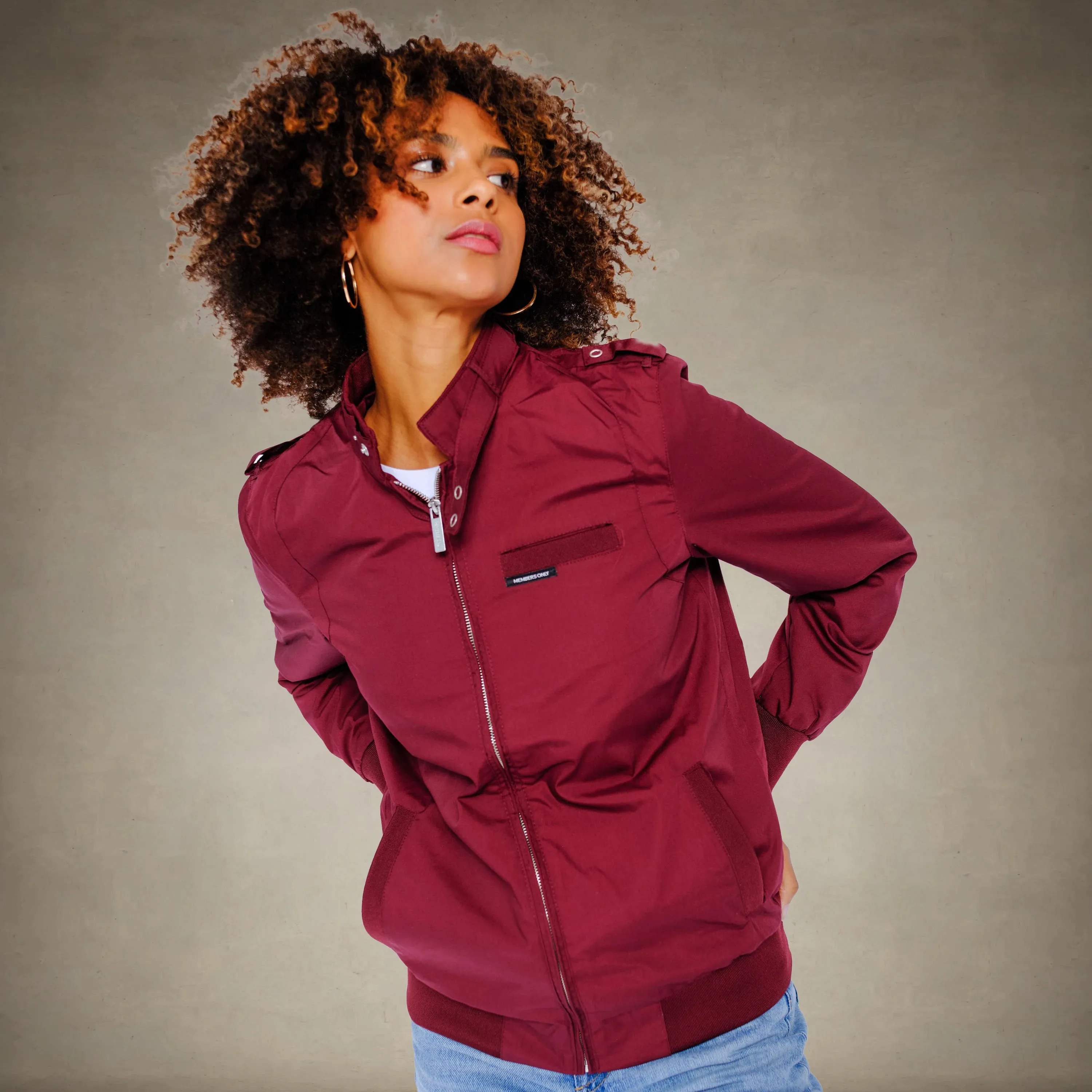 Women's Classic Iconic Racer Oversized Jacket