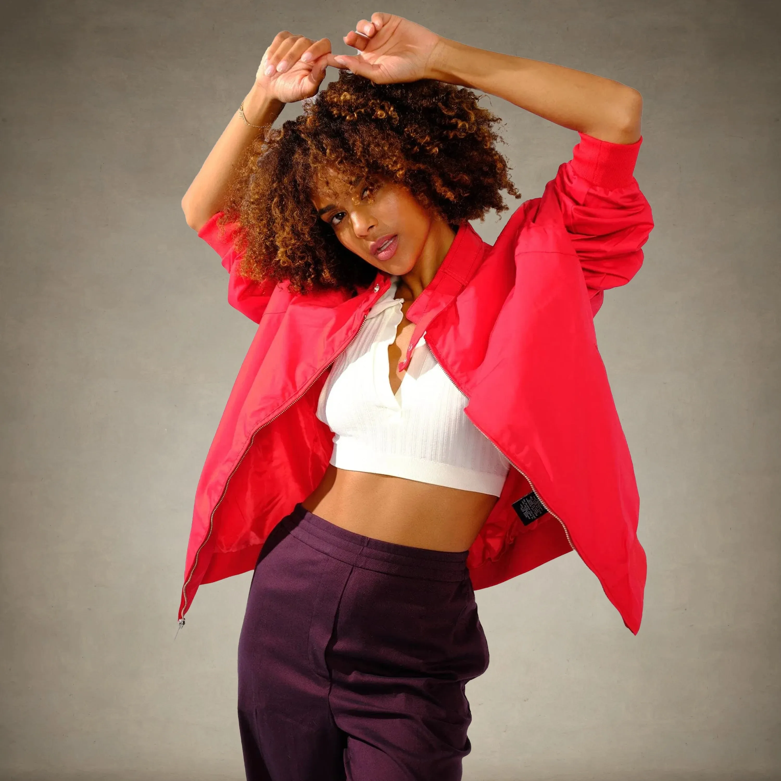 Women's Classic Iconic Racer Oversized Jacket