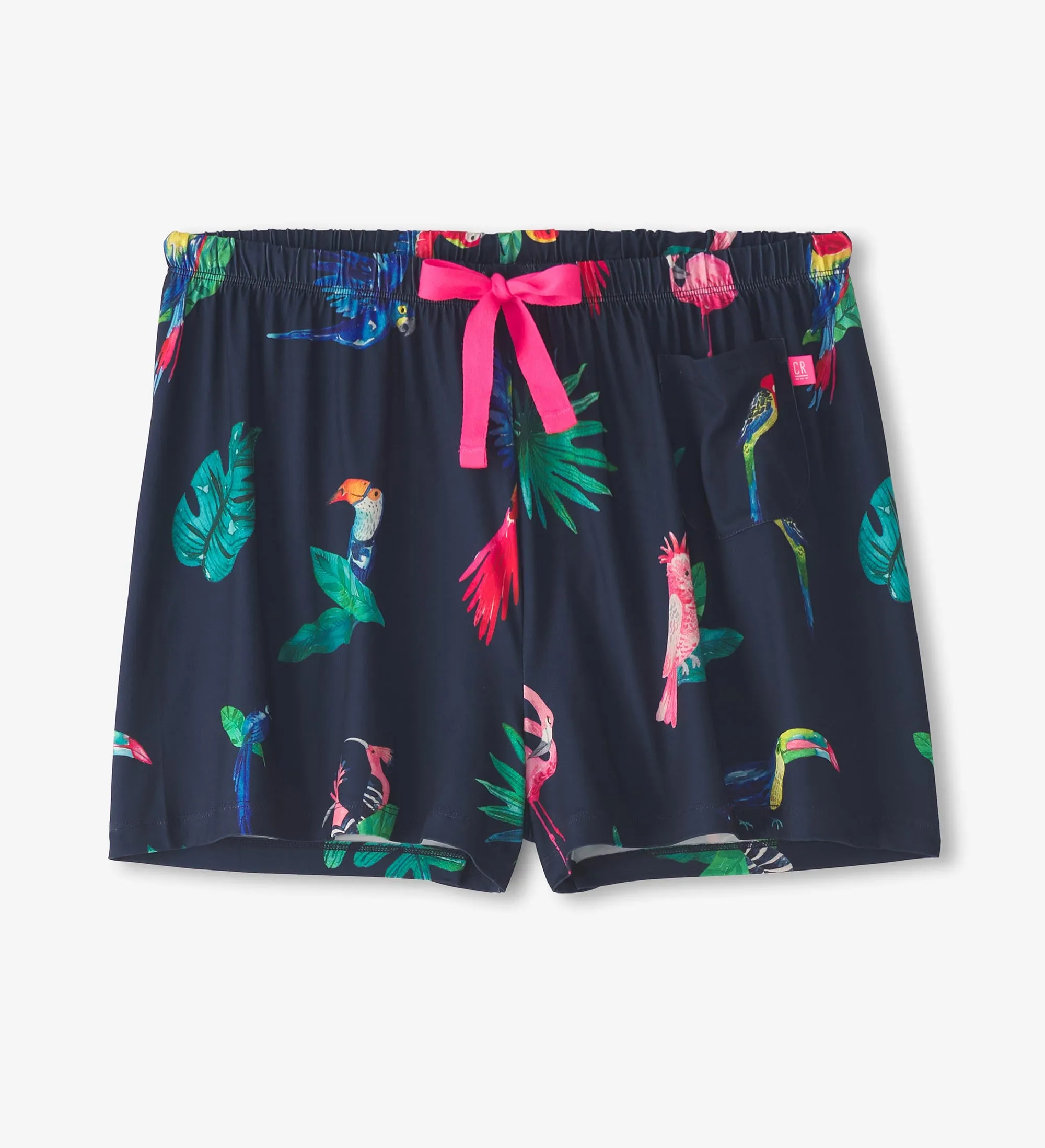 Women's Tropical Birds Pajama Shorts