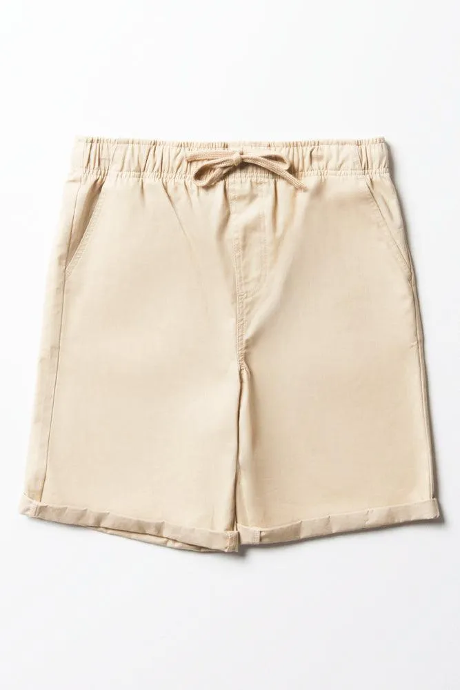 Woven Shorts Natural
