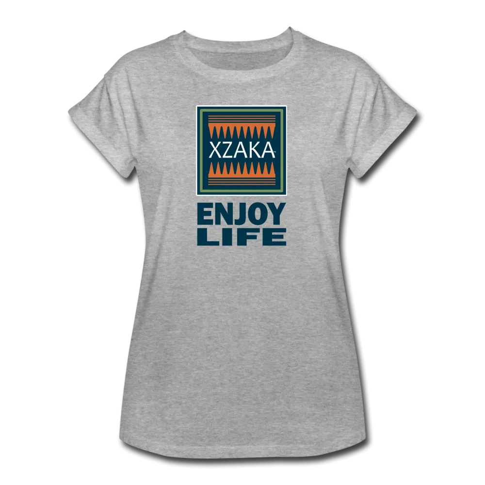 XZAKA - Women's Relaxed Fit T-Shirt - Enjoy Life