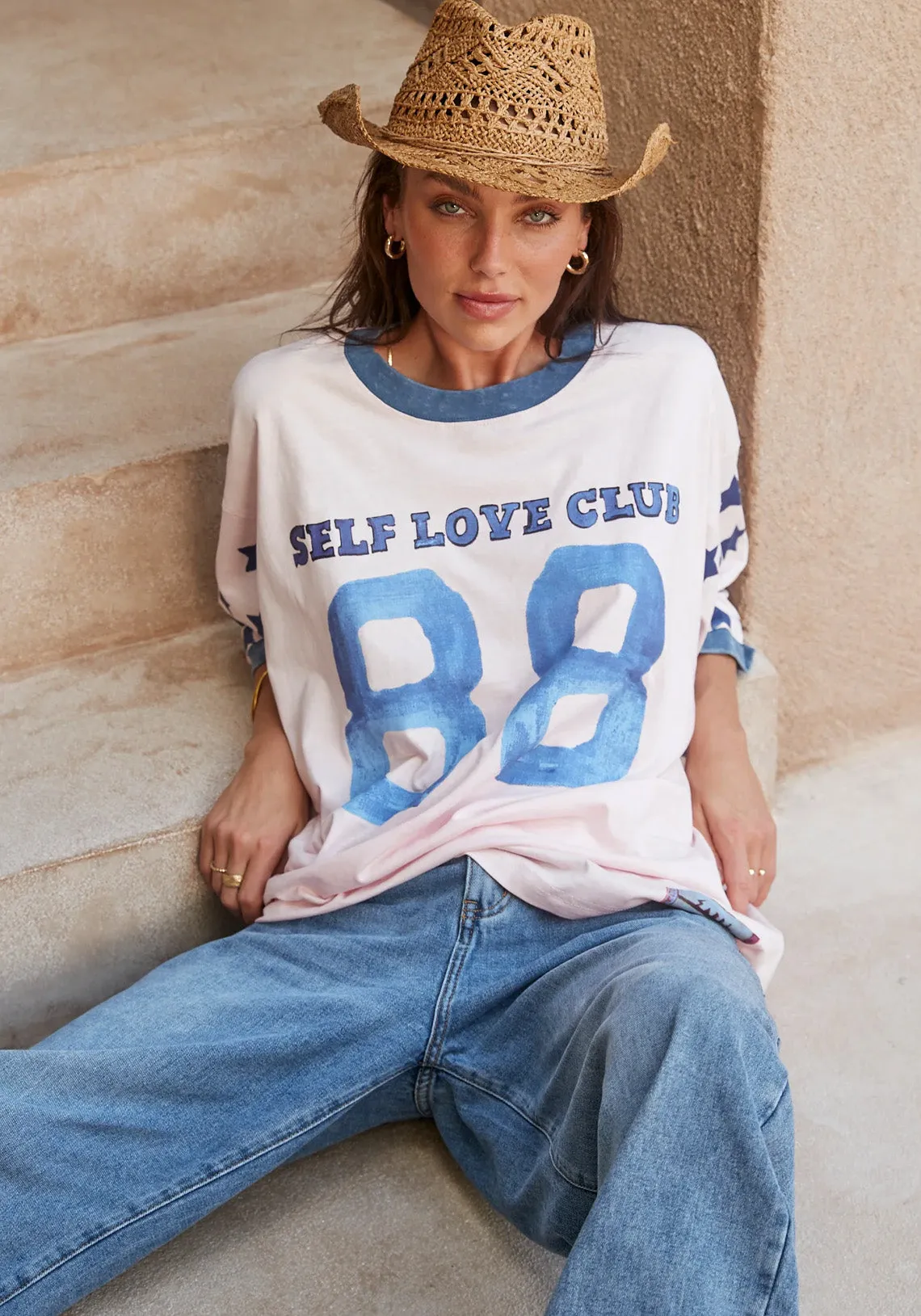 YOU CUTE - SELF LOVE CLUB TEE PINK