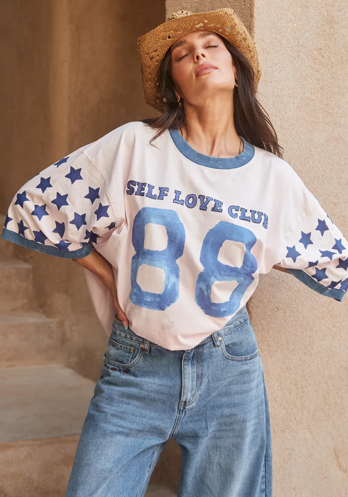 YOU CUTE - SELF LOVE CLUB TEE PINK