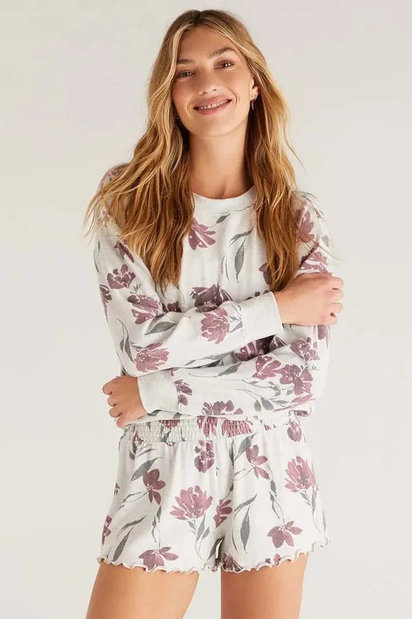 Z Supply Dawn Smocked Floral Shorts