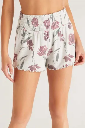 Z Supply Dawn Smocked Floral Shorts