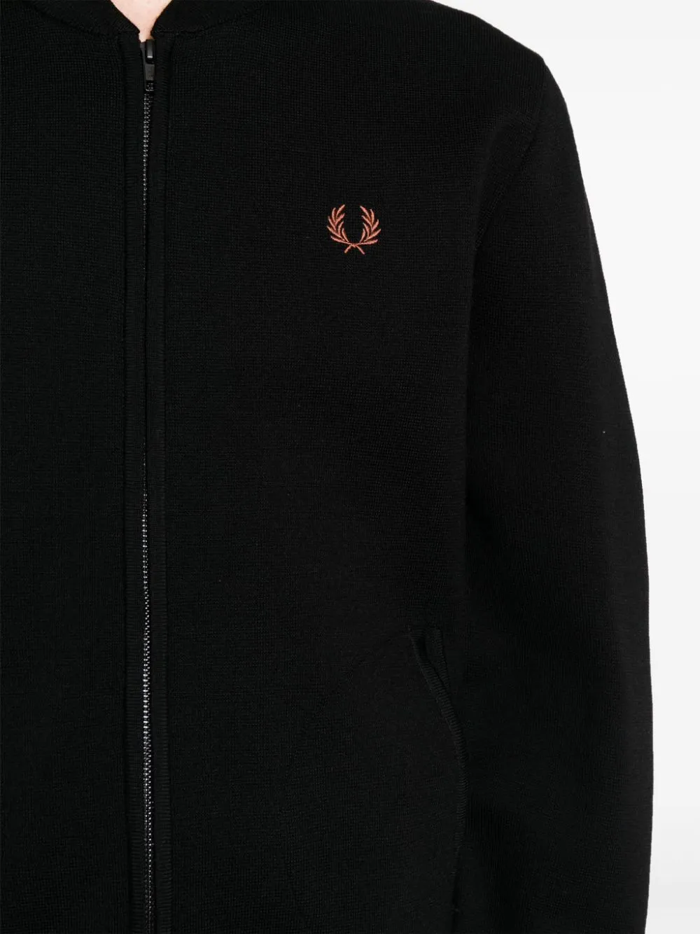 zip-up bomber jacket